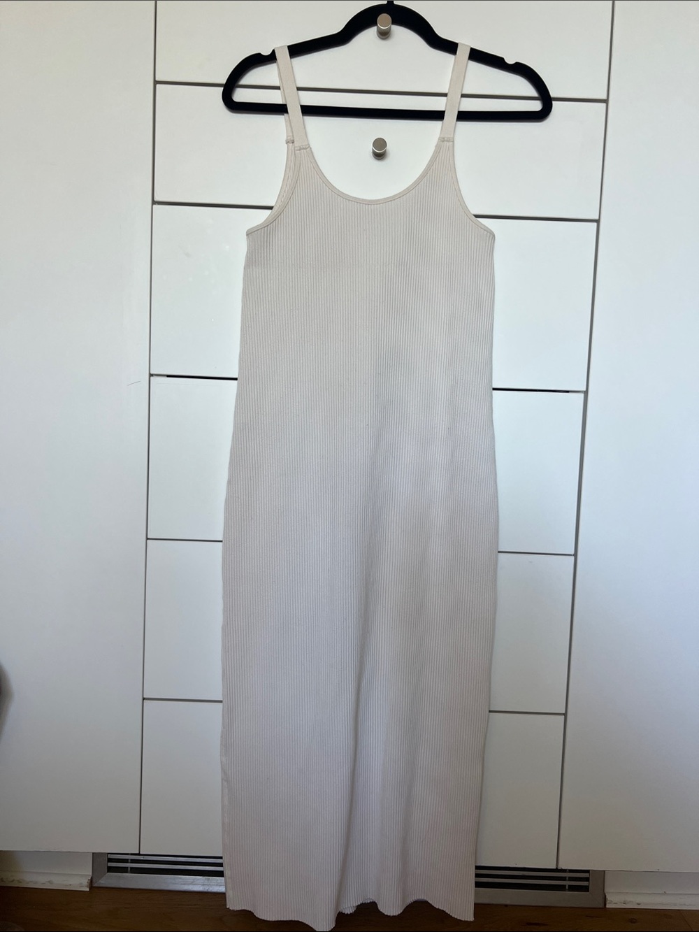 Ribbed Tank Midi Dress by Vince in White